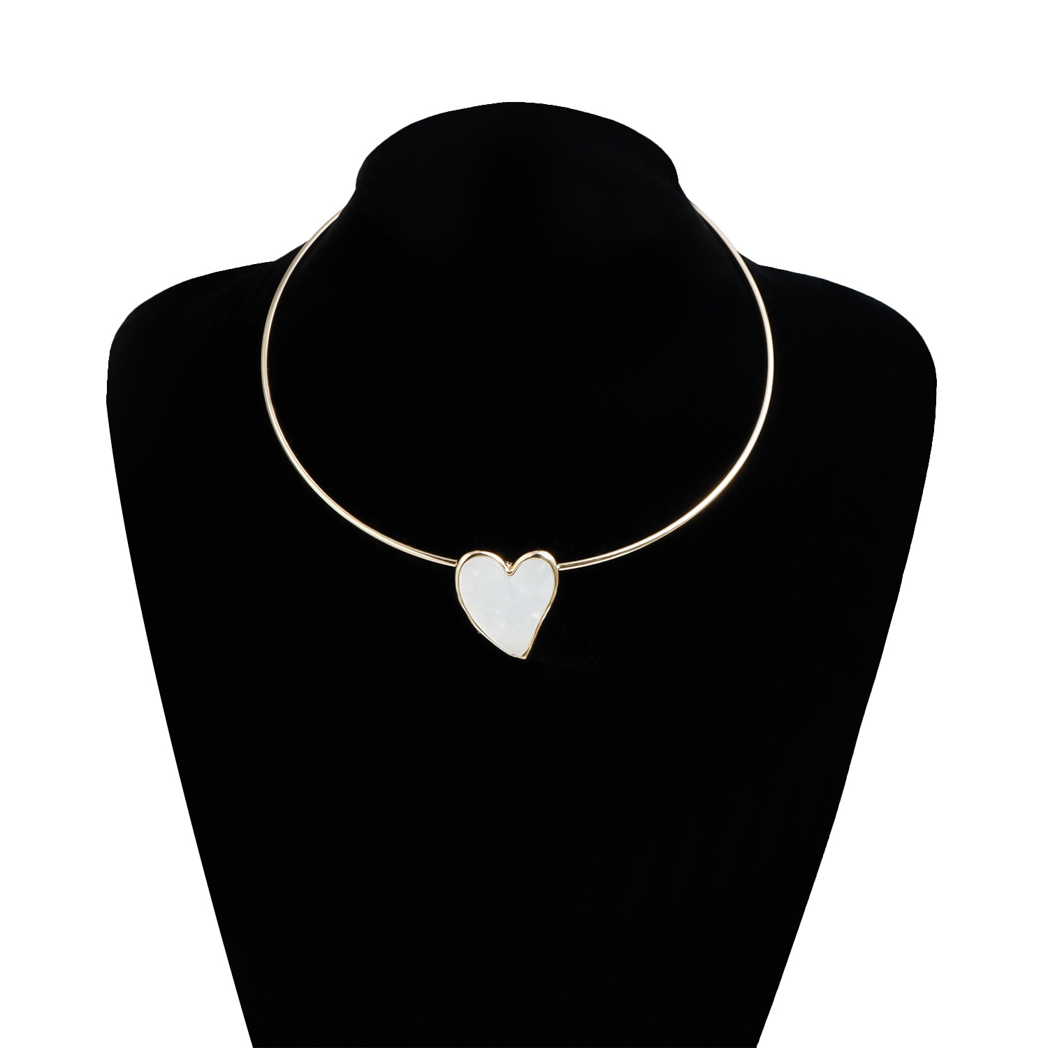 Luxe Minimalist Collar Irregul - Layered Pendant Necklace Aesthetic ulasan dan harga