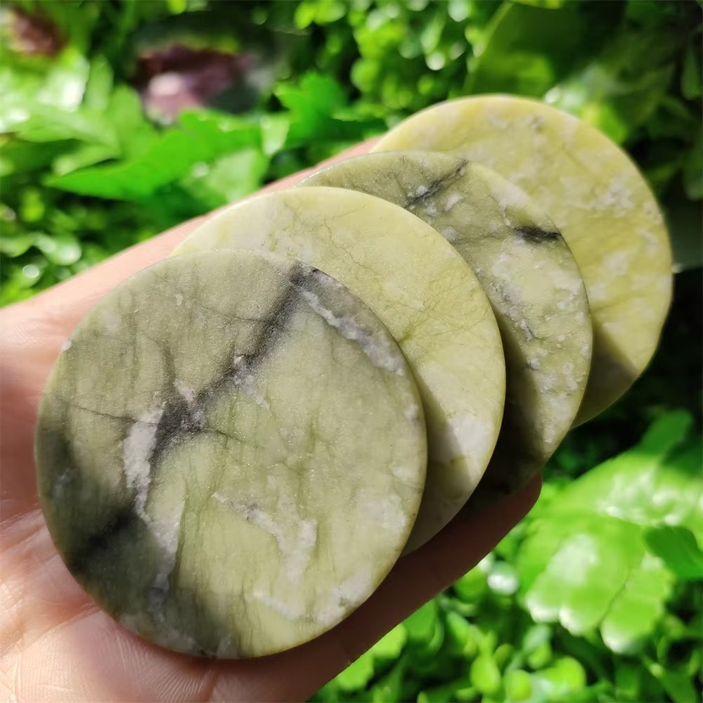 Natural Crystal Slab Slice Jad - Crystal Pendant Necklace Natural Stone ulasan dan harga