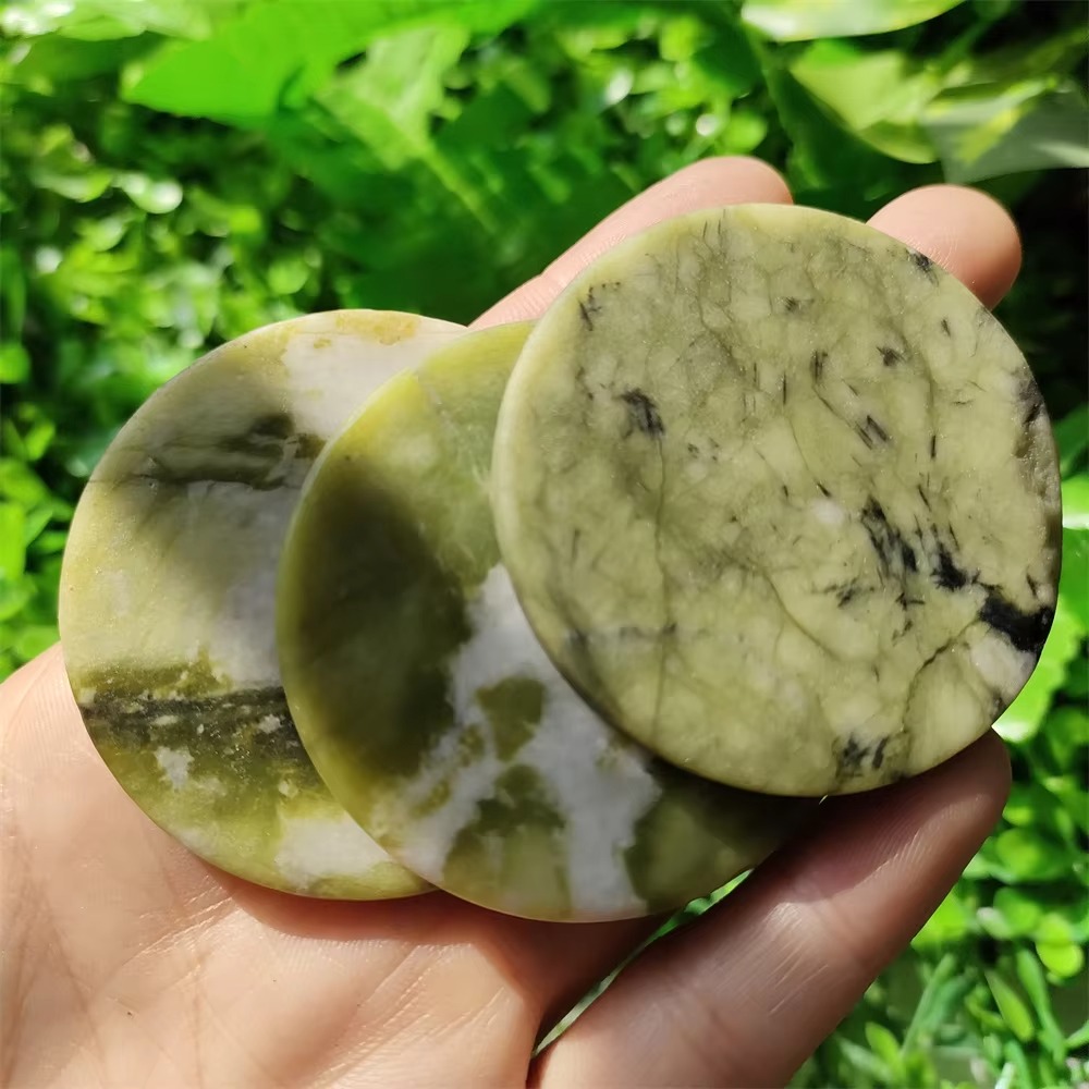 Natural Crystal Slab Slice Jad - Crystal Pendant Necklace Natural Stone ulasan dan harga
