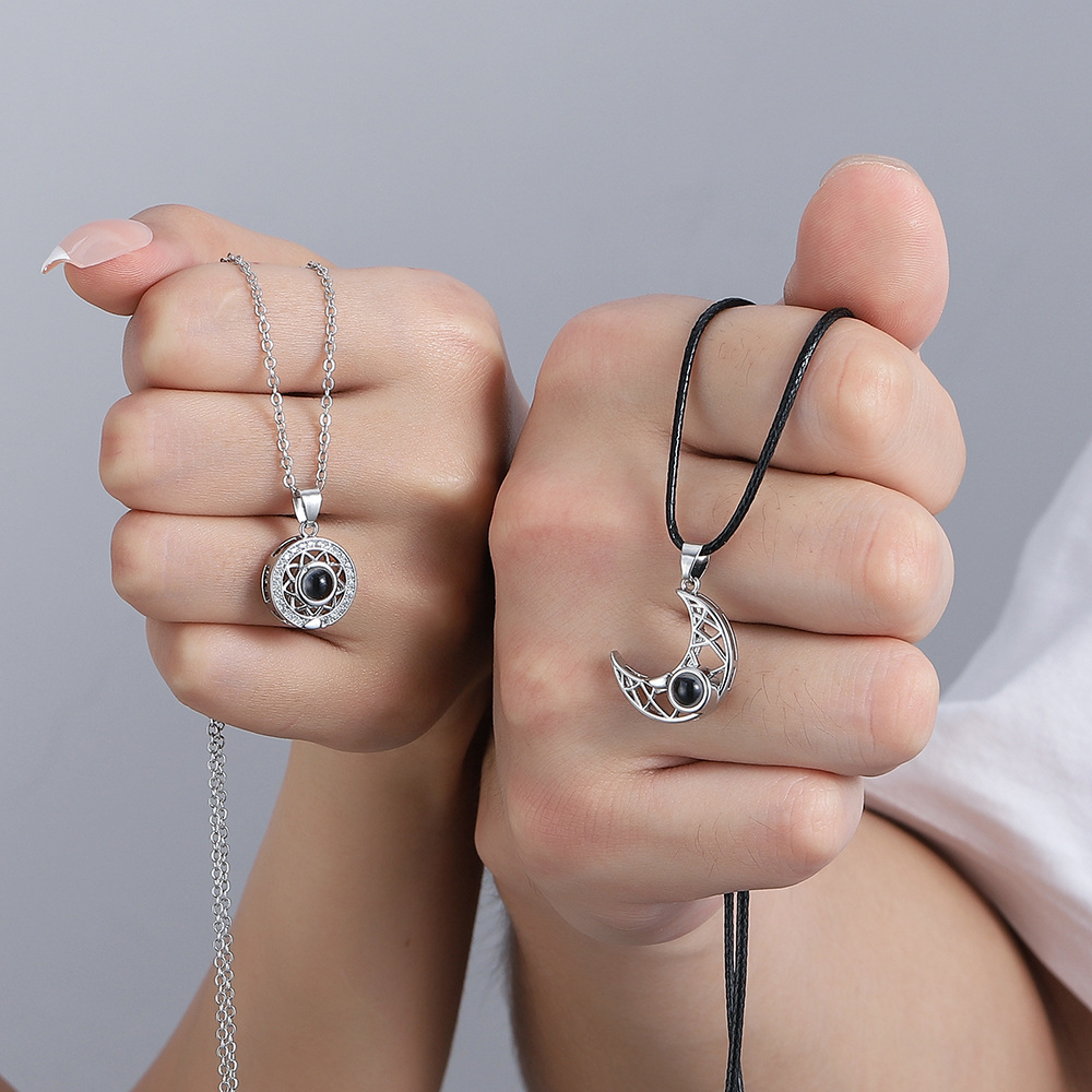 2PCS Magnetic Couple Matching  - Magnetic Couple Matching Necklaces ulasan dan harga