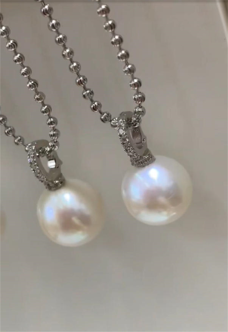 Classic Elegant Natural White  - Pearl Choker Necklace Vintage ulasan dan harga
