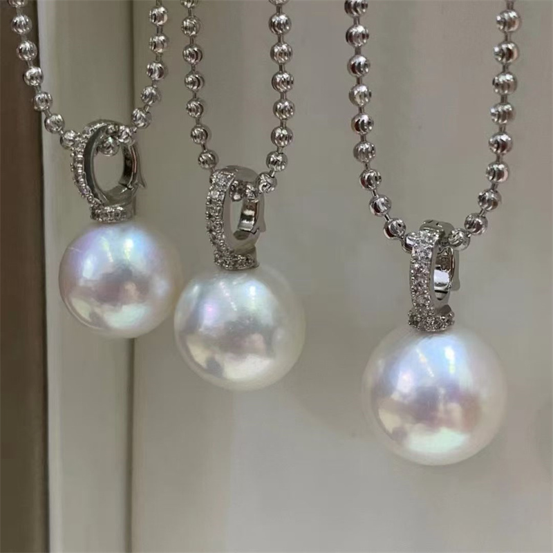 Classic Elegant Natural White  - Pearl Choker Necklace Vintage ulasan dan harga