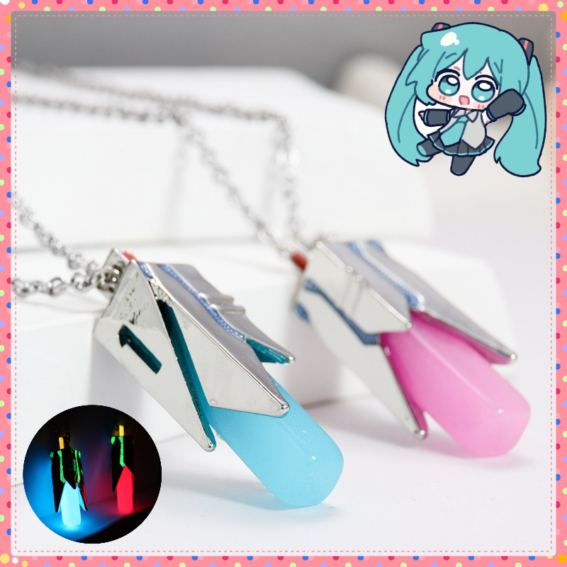 Miku Anime Peripheral Necklace - Anime Pendant Necklace ulasan dan harga