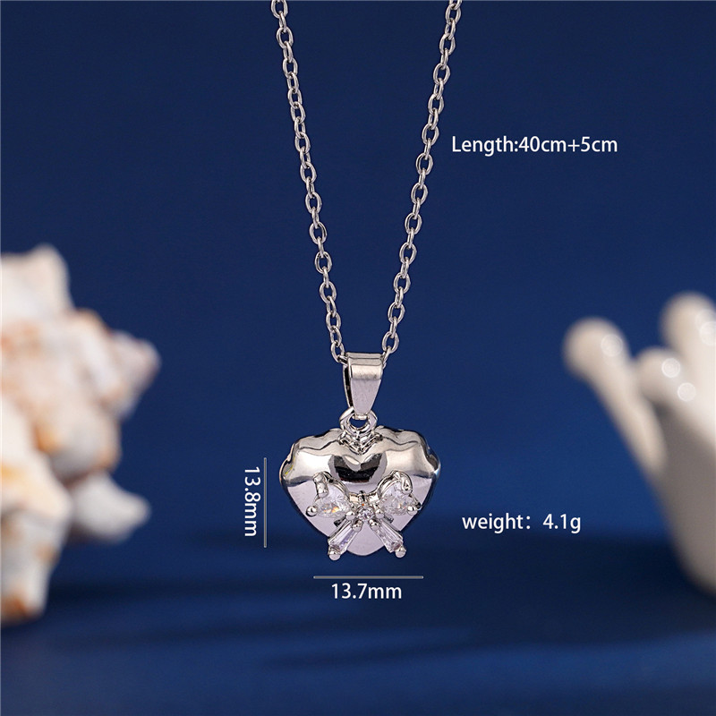 Light Luxury Locket Wing Heart - Heart Locket Necklace Photo ulasan dan harga