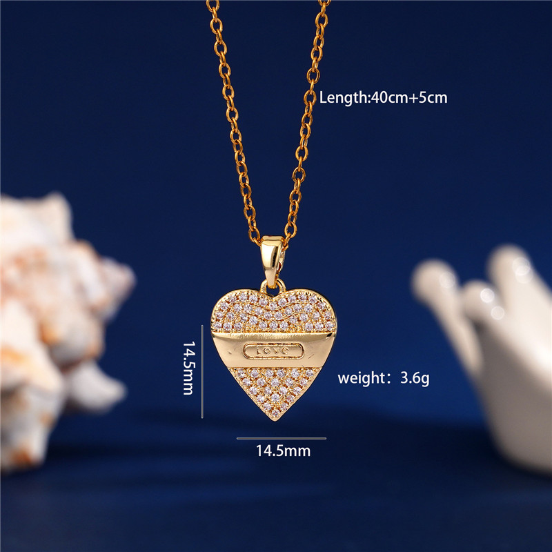 Light Luxury Locket Wing Heart - Heart Locket Necklace Photo ulasan dan harga