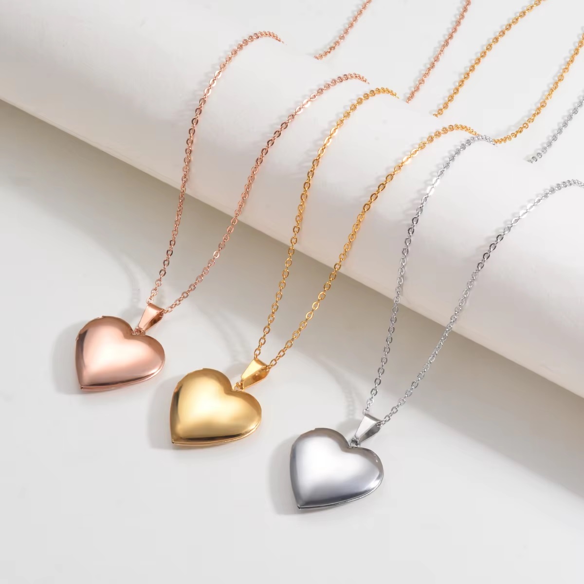 Custom Personalized Heart Birt - Heart Locket Necklace Photo ulasan dan harga