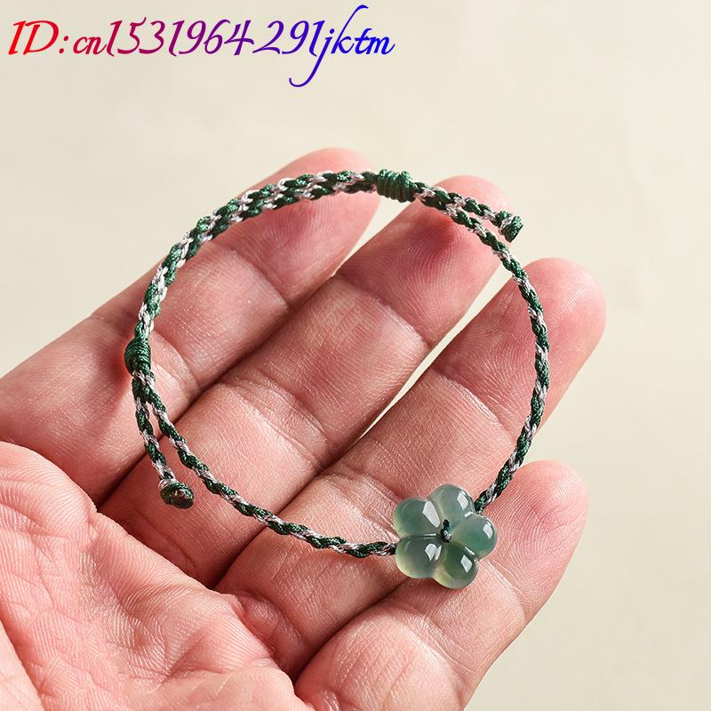 Burmese Jadeite Flower Bracele - Bracelets ulasan dan harga