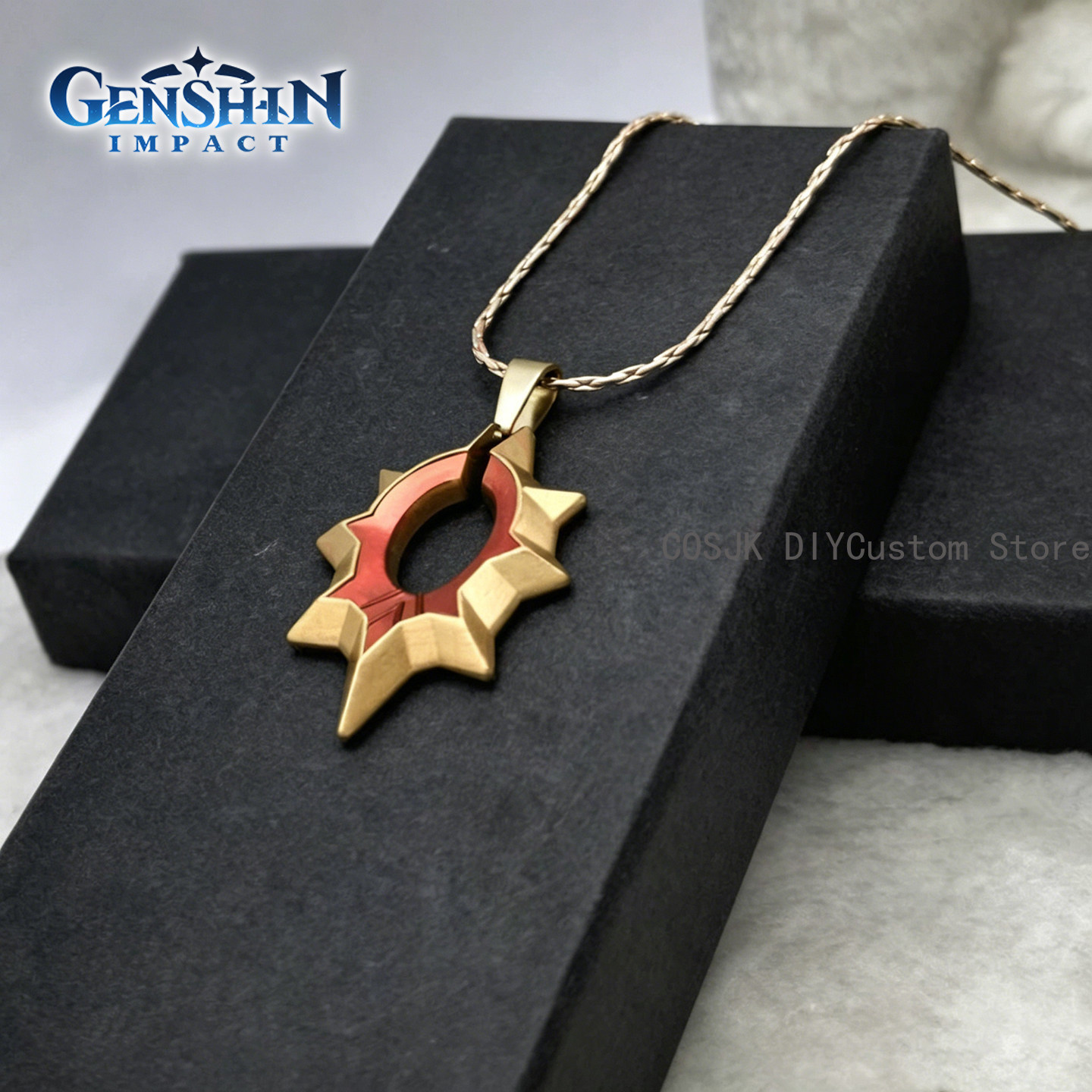 Game Genshin Impact Mavuika Ch - Anime Pendant Necklace ulasan dan harga