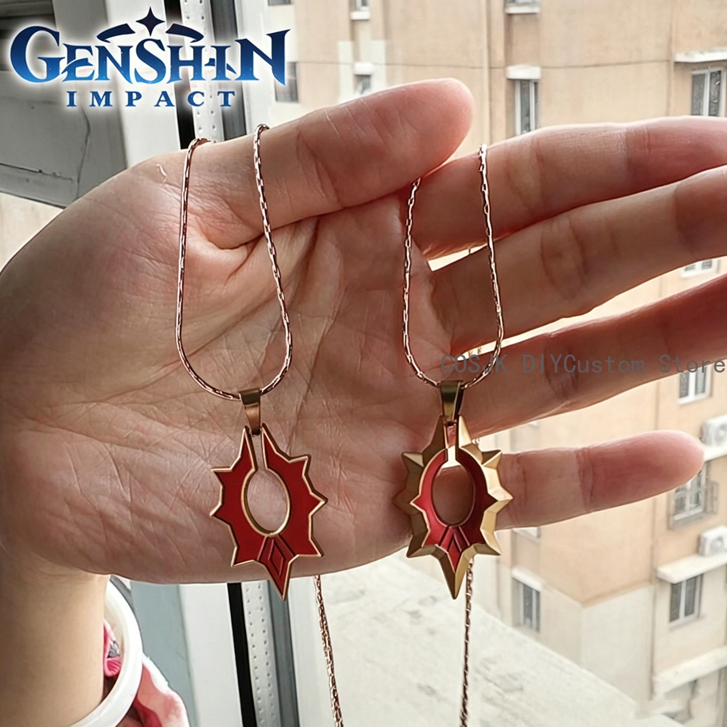 Game Genshin Impact Mavuika Ch - Anime Pendant Necklace ulasan dan harga