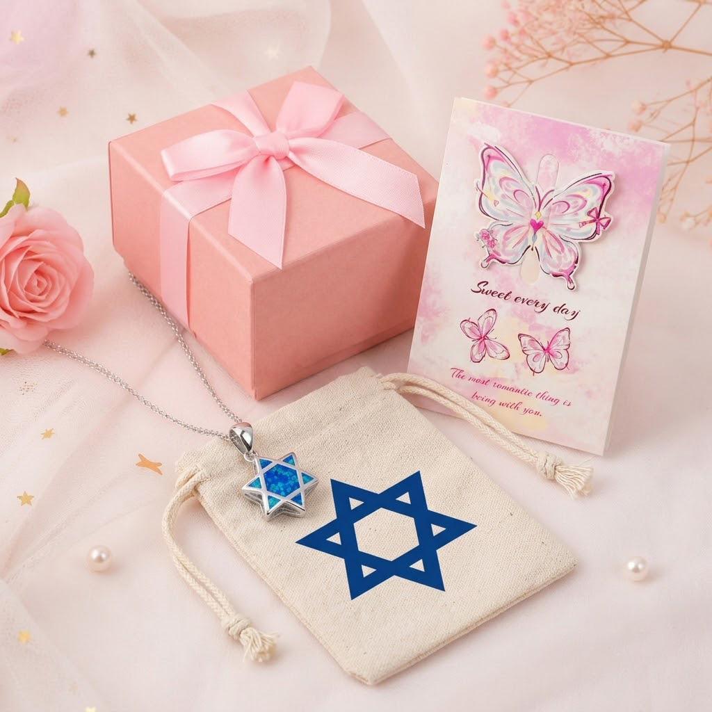 Star of David Opal Pendant Nec - Necklaces ulasan dan harga