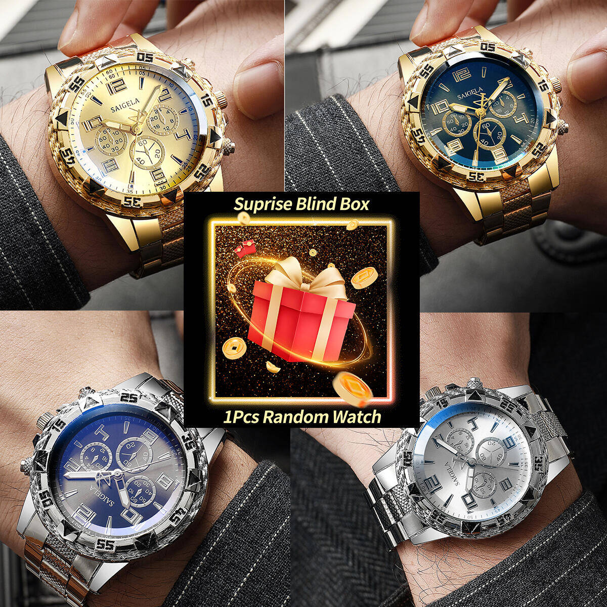 1PC Surprise Mystery Watch Bli - Watch Accessories ulasan dan harga