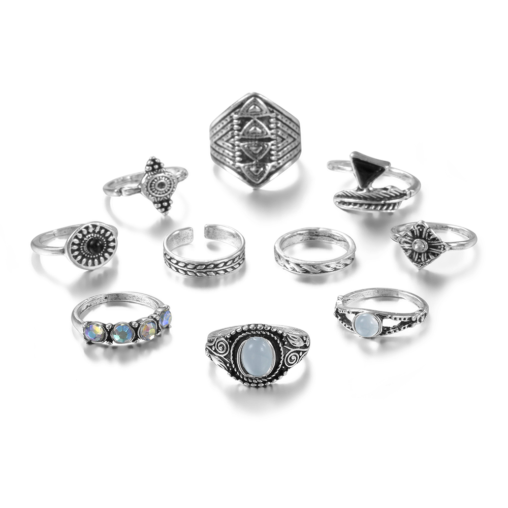 Meyfflin Vintage Knuckle Ring  - Vintage Punk Knuckle Rings Set ulasan dan harga