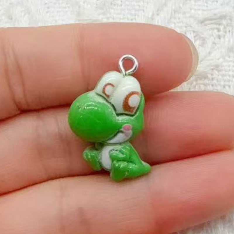10pcs resin cartoon pendant, D - Earrings ulasan dan harga