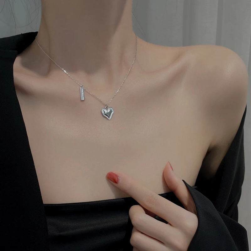 Bestselling Charm Necklace Irr - Layered Pendant Necklace Aesthetic ulasan dan harga