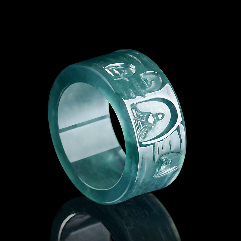 Natural Burmese Jadeite Buddha - Rings ulasan dan harga
