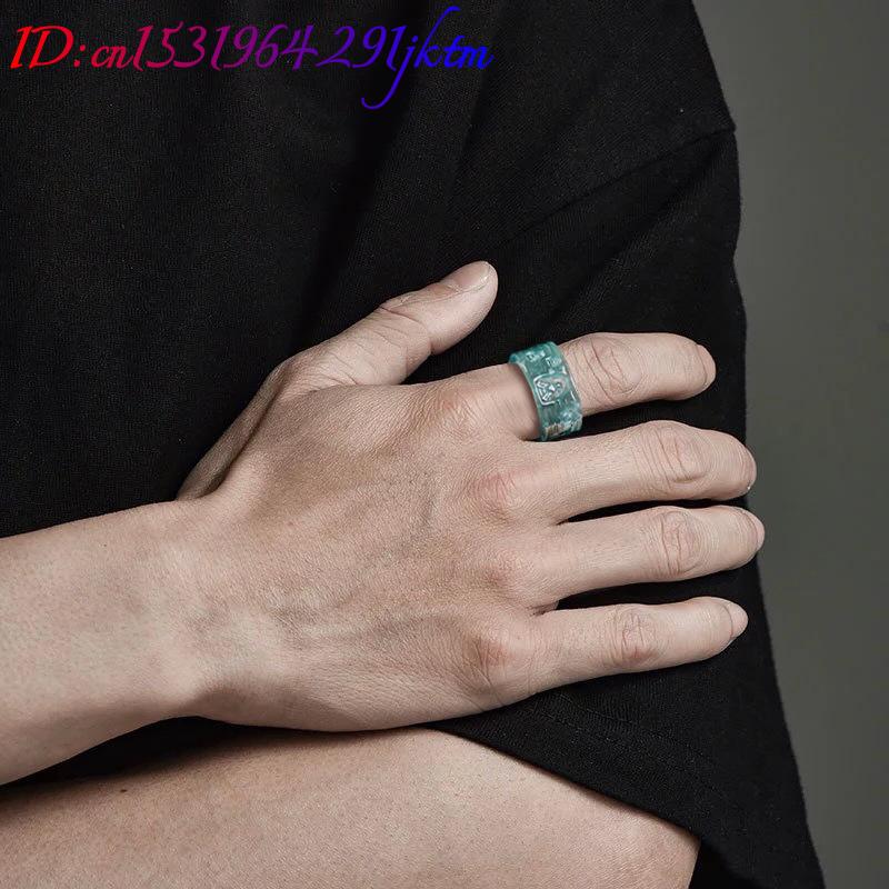 Natural Burmese Jadeite Buddha - Rings ulasan dan harga