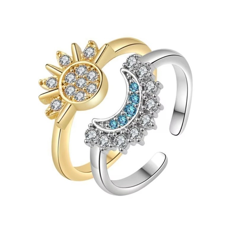 Stainless Steel Sun Moon 2Pcs  - Magnetic Couple Matching Necklaces ulasan dan harga