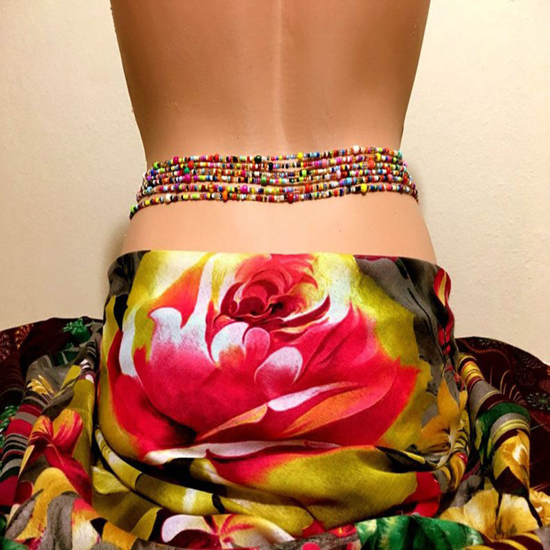 Women Layered Beaded Belly Cha - Body Jewelry ulasan dan harga