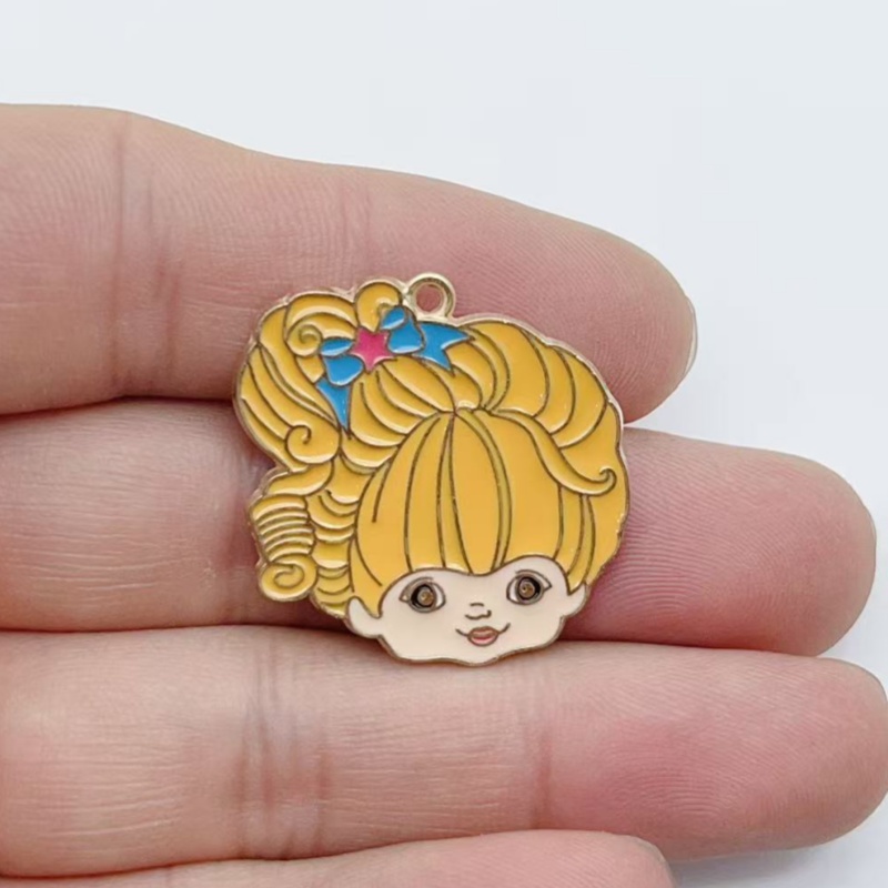 10pcs Cute Little Girl Enamel  - Earrings ulasan dan harga