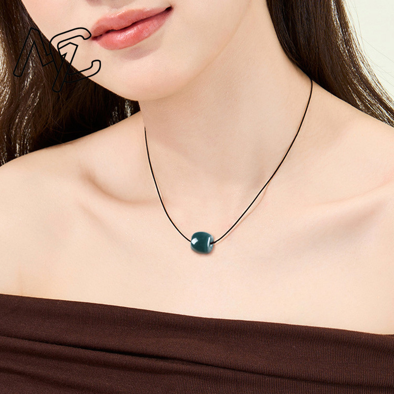 Natural Myanmar Emerald Deep B - Necklaces ulasan dan harga