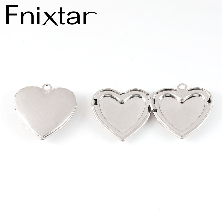 Fnixtar Love Heart Photo Frame - Heart Locket Necklace Photo ulasan dan harga