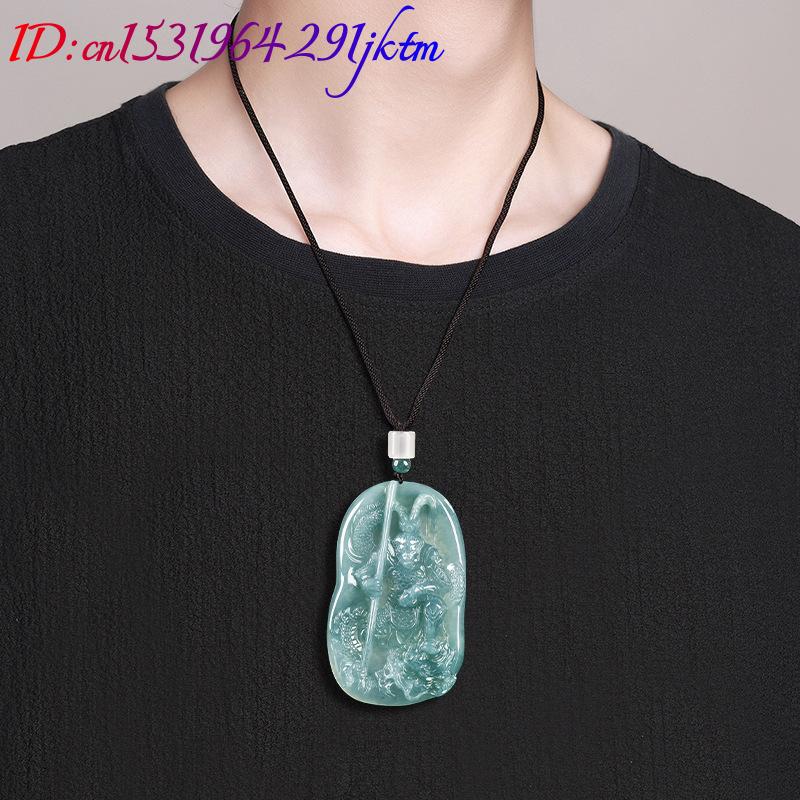 Burmese Jadeite Monkey King Pe - Necklaces ulasan dan harga
