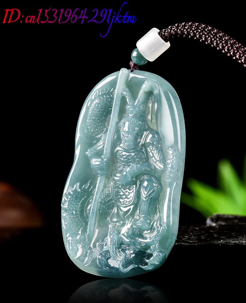Burmese Jadeite Monkey King Pe - Necklaces ulasan dan harga